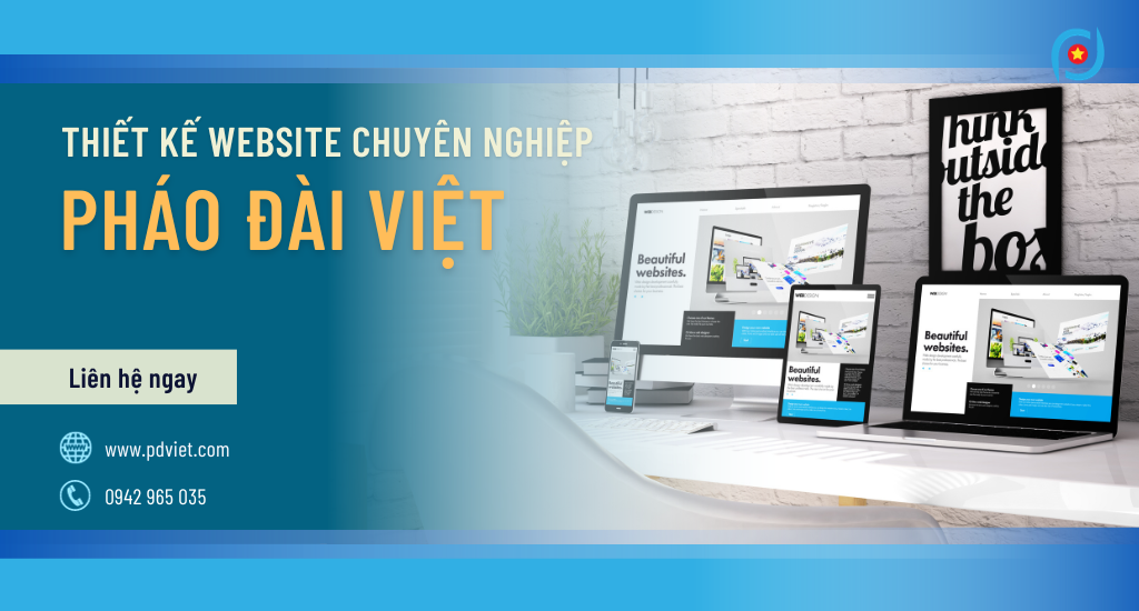 Giới thiệu dịch vụ thiết kế website Pháo Đài Việt